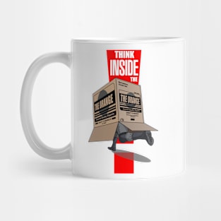 Think Inside the Box Funny Spy Video Game Mug